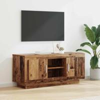 TV-kast Oud Hout 102 x 35 x 45 cm Bewerkt hout - thumbnail