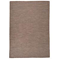 VidaXL Buitenkleed platgeweven 160x230 cm bruin - thumbnail