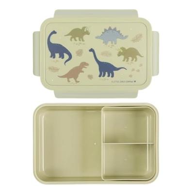 Lunchbox voor kinderen DINOS A Little Lovely Company kaki