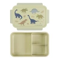 Lunchbox voor kinderen DINOS A Little Lovely Company kaki - thumbnail