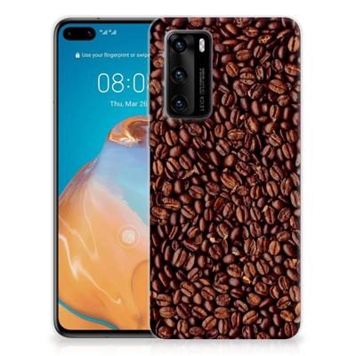 Huawei P40 | Siliconen Case | Koffiebonen