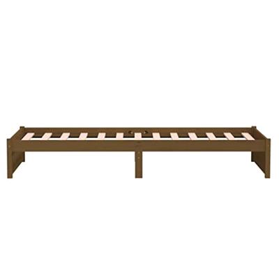 Bedframe massief hout honingbruin 90x200 cm Bedframe massief hout honingbruin 90x200 cm