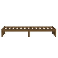 Bedframe massief hout honingbruin 90x200 cm - thumbnail