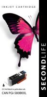 Kangaro SL-11011240 Cartridge SecondLife Canon PGI 580 XL Zwart - thumbnail