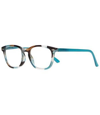 Spectrum leesbril blauw/bruin 3.00