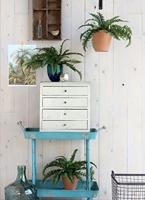 Kunstplant mica boston varen groen in pot - thumbnail