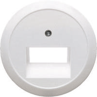 Centraalplaat UAE doos 2 x RJ45 Berker 1930 polar wit 1409 - thumbnail