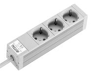 Rittal DK 7240.110 Stekkerdoos Drievoudig Aluminium Meerdere kleuren 1 stuk(s) - thumbnail