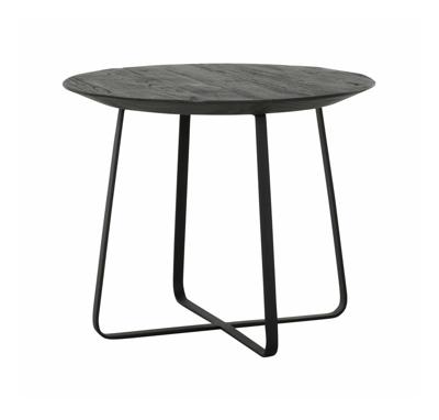 DTP Home Salontafel 'Neptunes' Teakhout, 50cm, kleur Zwart DTP Home Salontafel 'Neptunes' Teakhout, 50cm, kleur Zwart