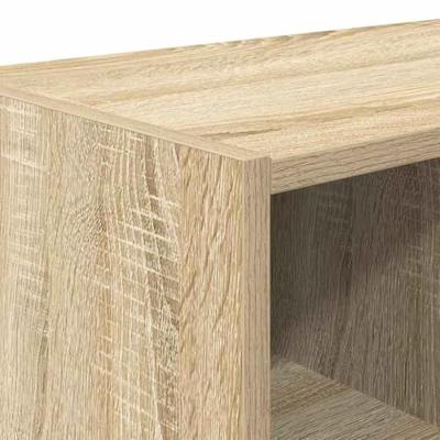 Schoenenrek stapelbaar 89,5x30x40 cm sonoma eikenkleurig Schoenenrek stapelbaar 89,5x30x40 cm sonoma eikenkleurig