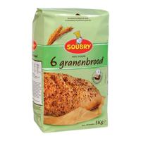 Soubry - Mix voor 6 granenbrood - 5kg - thumbnail