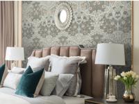 Dutch Wallcoverings British Heritage Bloem Grijs/- Beige - thumbnail
