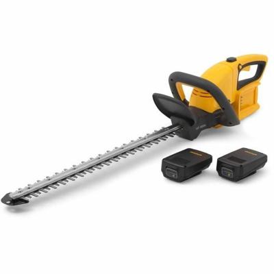 Stiga HT 300e Kit Accu Heggenschaar | 3 serie | 0,3 kW | koolborstels | 54 cm | 23 mm | Incl. 2 x 20V E 22 accu + C 215 S lader en docking station -