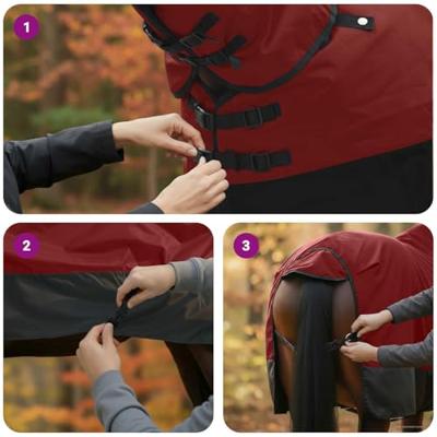 VidaXL Paardendeken donkergroen en zwart 115 cm polyester