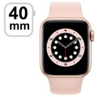 Apple Watch Series 6 OLED 40 mm Digitaal 324 x 394 Pixels Touchscreen Goud Wifi GPS - thumbnail