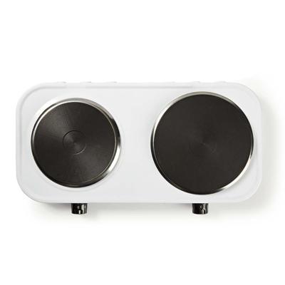 Dubbele Elektrische Kookplaat | 2500 W | 155/185 mm | Beveiliging tegen Oververhitting Dubbele Elektrische Kookplaat | 2500 W | 155/185 mm | Beveiliging tegen Oververhitting