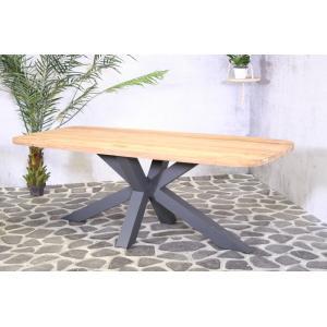 SenS-Line: Brighton Teak Tuintafel - Antraciet SenS-Line: Brighton Teak Tuintafel - Antraciet