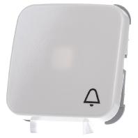 Busch-Jaeger 2CKA001731A0280 Wipschakelaar bel Afdekking Duro 2000 SI Parel-wit, Crème-wit 1 stuk(s) - thumbnail