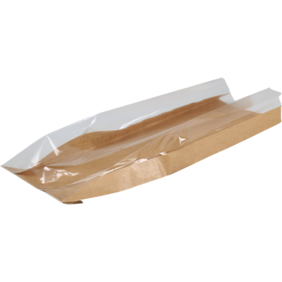 Zak | Brood- en banketzak | Papier + PP + PE | 16/ 5x50cm | bruin | 1000 stuks
