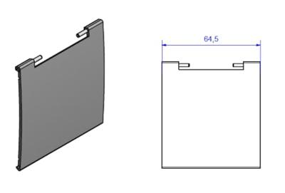 Bachmann 927.501 Afdekschijf Zwart 1 stuk(s)