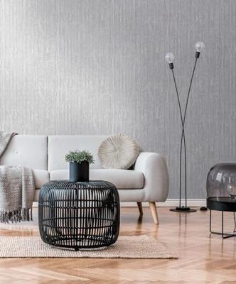 Livingwalls Smart Surfaces - Grijs - Structuur - 395612