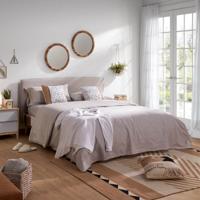 Kave Home Bed 'Dyla' 150 x 190cm, kleur Beige - thumbnail