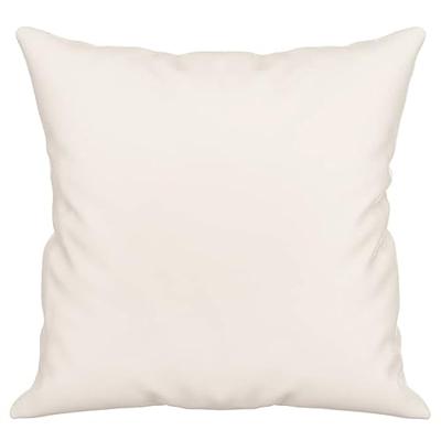 Sierkussens 2 st 40x40 cm microvezelstof beige