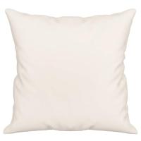 Sierkussens 2 st 40x40 cm microvezelstof beige - thumbnail