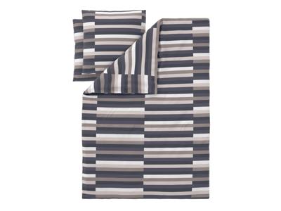 LIVARNO Satijnen dekbedovertrek 200 x 200 cm (Strepen)