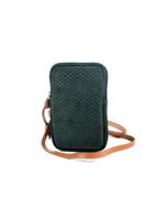 STRETTO telefoon schoudertasje portemonnee Bottle green - thumbnail