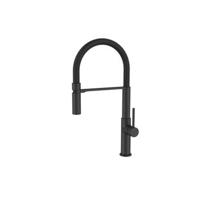 GO by Van Marcke Fusion black eengreepsmengkraan keuken mobiele rubber bek mat zwart 22720-393H - thumbnail