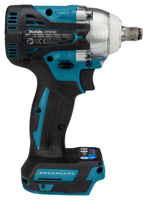 Makita DTW300ZJ Accu slagmoersleutel 330Nm 1/2" frictiering 18V Basic Body in Mbox