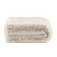 Plaid Donnie - zand - 130x160 cm - Leen Bakker - thumbnail