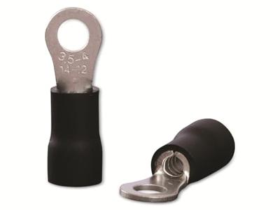 Quadrios 22C451 Ringkabelschoen Dwarsdoorsnede (max.): 4.0 mm² Schachtdiameter: 4.3 mm Deels geïsoleerd Zwart 1 set(s) Quadrios 22C451 Ringkabelschoen Dwarsdoorsnede (max.): 4.0 mm² Schachtdiameter: 4.3 mm Deels geïsoleerd Zwart 1 set(s)