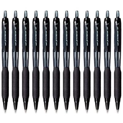 Boligrafo de tinta líquida Uni-Ball Jetstream SXN-101 0,7 mm Zwart (12 Stuks)