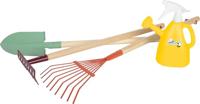 Small Foot - tuingereedschapset met gieter "tiny garden", 4dlg. - thumbnail