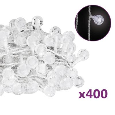VidaXL Lichtsnoer met 400 led's 8 functies koudwit 40 m VidaXL Lichtsnoer met 400 led's 8 functies koudwit 40 m