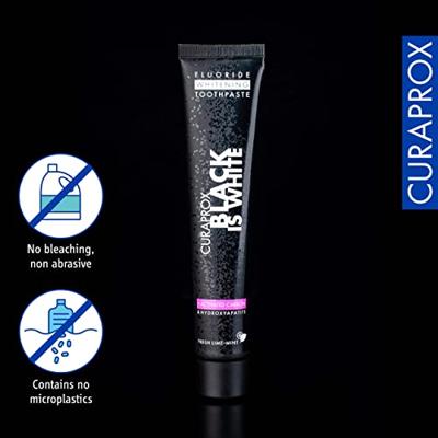 Curaprox Black Is White Tandp 90ml - thumbnail