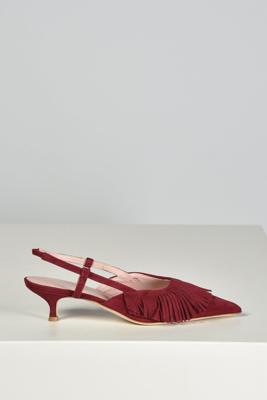 Odare pumps Emily camoscio bordeaux