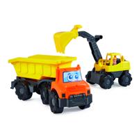 Kraanvrachtwagen Ecoiffier 419 Geel - thumbnail