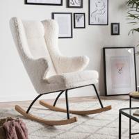 Artistiq Schommelstoel 'Benji' kleur wit - thumbnail