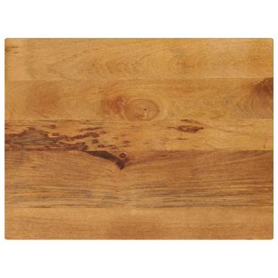 Tafelblad rechthoekig 80x70x3,8 cm massief mangohout