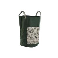 Tas Home ESPRIT Wit Groen Katoen 40 x 40 x 60 cm - thumbnail