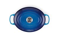 Le Creuset Braadpan Signature ovaal Azure ø 31 cm / 6,3 liter - thumbnail