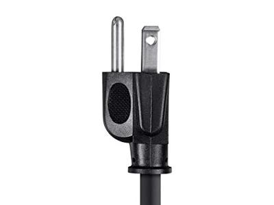 Monoprice 105296 1-voet 16AWG Power Extension Cord kabel, zwart door Monoprice Electronics