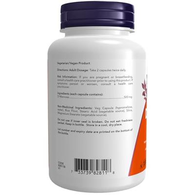 D-Mannose 500mg 120v-caps D-Mannose 500mg 120v-caps