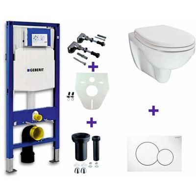 Geberit UP320 Toiletset - Trevi Wandcloset met Zitting - Sigma 01 - Wit