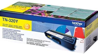 Brother Toner TN-320Y Origineel Geel 1500 bladzijden TN320Y
