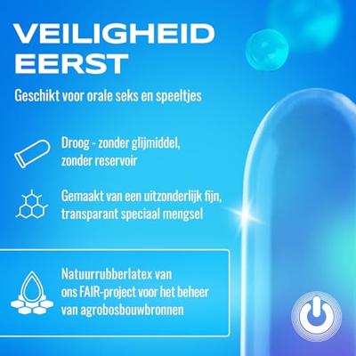 ON Clinic 100 Droge Condooms Zonder Reservoir 100 stuks