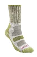 Bridgedale Lightweight Coolmax Comfort Boot Dames Wandelsok Spring Green M - thumbnail